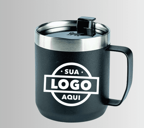 Caneca Térmica com Tampa (450ml)