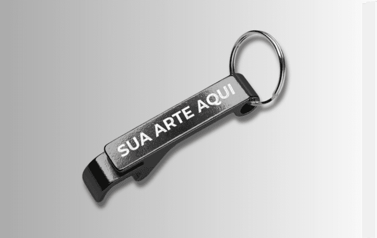 Chaveiro Abridor de Garrafa Metal