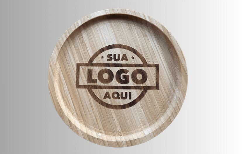 Petisqueira Comida Japonesa Personalizada (Bambu)